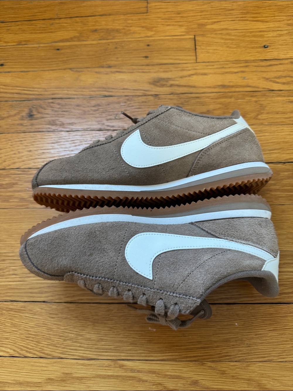 NIKE CORTEZ SNEAKERS VINTAGE MINK BROWN - Picture 5 of 7